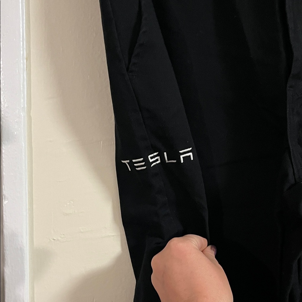 Dickies Black Pants with Tesla Logo - Picture 2 of 6